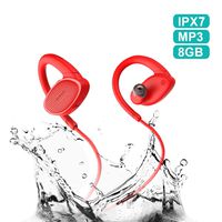 Bluetooth Headphones Waterproof IPX7, Wireless Earbuds Sport, Richer Bass HiFi Stereo in-Ear Earphones w/Mic, OVEVO,Case, 8 Hrs Playback Noise Cancelling Headsets (Comfy & Fast Pairing),8GB MP3.
