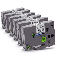 Replace for Brother P Touch Label Maker Tape, Compatible with Brother Ptouch Label Tape 12mm 0.47 inch TZ TZe231 Laminated White, 26.2 Feet 6-Pack