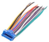 RED WOLF Aftermarket Pioneer/Premier Head Unit Stereo Audio Wire Harness DVD Nav Navigation Install Connector Adapter 16 Pin Fit AVH, AVIC