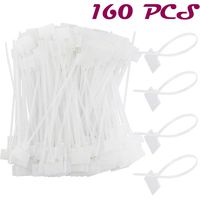 Acmer 160 PCS 6 inch Nylon Cable Marker Self Locking Type，Nylon Cable Ties，Ethernet Wire Zip，Assorted Colors Nylon.