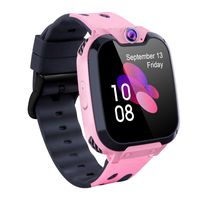 Lsflair Children's Phone Smart Watches/SOS One-Button/LBS Positioning Waterproof Anti-Drop Video Child Boy Children Sports Student Watch Card Photo Touch Screen Suitable for Children Aged 3-12