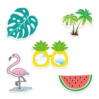 Dmaxia 5 Summer Style VSCO Stickers for Water Bottles,Laptops and Mug,Cute and Waterproof