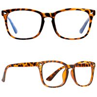 Blue Light Blocking Glasses-Keakuo Clear Computer Fashion Glasses for women men ... (Leopard)