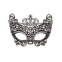 Masquerade Mask for Women Metal Mask Shiny Rhinestone Venetian Party Evening Prom Ball Mask Bar Costumes Accessory (Crown)