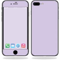 MightySkins Skin Compatible with Apple iPhone 8 Plus - Solid Lilac | Protective, Durable, and Unique Vinyl Decal wrap Cover | Easy to Apply, Remove, and Change Styles | Made in The USA