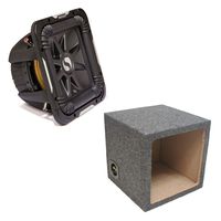 Kicker 11S12L74 Solobaric L7 Subwoofer Single 12" Sealed Sub Enclosure Box New