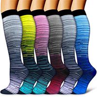 Copper Compression Socks Women and Men-Best for Running,Athletic,Varicose Veins,Nursing,Hiking,Recovery & Flight Socks