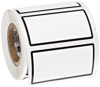 Brady CL-1429-619-BK Permanent Polyester Ls2000 Printer Labels , White With 1/16" Black Border (250 Labels per Roll, 1 Roll per Package)