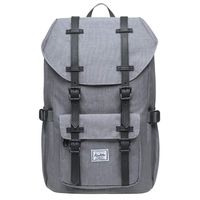 KAUKKO Laptop Outdoor Backpack, Travel Hiking& Camping Rucksack Pack, Casual Large College School Daypack, Shoulder Book Bags Back Fits 13" Laptop & Tablets Mini Size(6lightgrey)