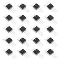 Bridgold 20pcs TIP31C TIP31 NPN Silicon Power Transistor,3 A 100 V TO220,3-Pin