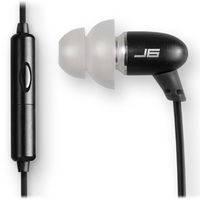 JLab Audio J6M High Fidelity Metal Ergonomic Earbuds Style Headphones w/Mic, Guaranteed for Life - Nero Black