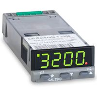 CAL Controls 320000 CAL 3200 Series 1/32 DIN  Temperature Controller, 100 to 240 VAC, SSR Driver and Relay Outputs, Green LED