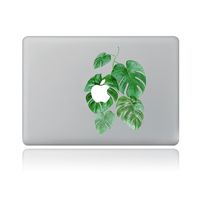 H4S Removable Decorative PVC MacBook Decals Skin Stickers Mac Cover Decals for Apple MacBook Pro Air Retina13 Inches A1278 A1369 A1466 A1304 A1425 A1502, Monstera Leaves Pattern