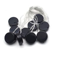 Antrader 10PCS 2 x 3V CR2032 Round Coin Button Cell Battery Holder Socket with 12-inch Wire Lead On/Off Switch