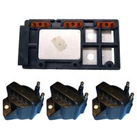 Ignition Control Module + (3) High Performance Ignition Coils for Chevy GMC 3.8L D555 LX364