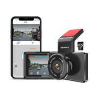 WiFi Dash Cam, GERMID Car Dash Camera Recorder,16GB Micro SD Card Included, Compatible with iPhone/Android Phone, 3" LCD, Supercapacitor,1080P FHD, Parking Monitor, Night Vision,OBD Port