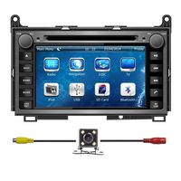 7 Inch Touchscreen Monitor Car GPS Navigation System for TOYOTA Venza 2008-2015 Car Stereo DVD Player+Bluetooth+Radio +Steering Wheel Control+RDS+Sd/usb+AUX IN+Free Backup Camera+Free US Map by Indiny