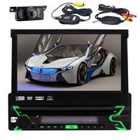 Free WIRELESS backup camera Car DVD GPS Navigation player with 7Inch Touch Screen Stereo Audio Radio Vidoes Multimedia System Multi-language FM AM Receiver Bluetooth Hands-free Calling Autoradio USB S