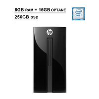 HP Pavilion 2019 460 Premium Desktop (Intel Dual-Core i7-7700T 2.9 GHz up to 3.8 GHz, 8GB RAM+16GB Optane RAM, 256GB SSD, DVD, WiFi, Bluetooth, HDMI, Keyboard, Mouse, Win10 Home)
