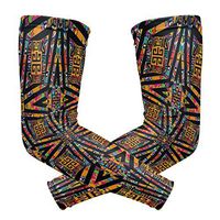 Unisex Arm Sleeve Trtibal Greek Ethnic Geometric Art UV Protection Arm Compression Sleeve Skin Protection Sport Arm Cooler Sleeve for Running Hiking Jogging Motorcycling Climbing Camping