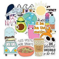 Vsco Girls Stickers for Water Bottles 35-Pack,Cute Stickers Perfect for Hydro Flask,Laptop,Phone,Luggage Compartment Skateborad,Yeti, Car,Travel Extra Durable