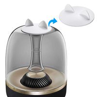 Harman Kardon Speaker Anti-dust Cover - Silicone Lip for Harman Kardon Soundsticks II, III and Aura studio 1, 2 Bluetooth Transparent Speaker System (Cat White)