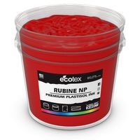 Ecotex RUBINE NP Plastisol Ink for Screen Printing - Non Phthalate Formula - All Sizes (Pint)