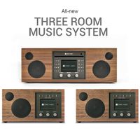 Como Audio: Whole Home Music Solution - 3 System Bundle (Walnut/Black)