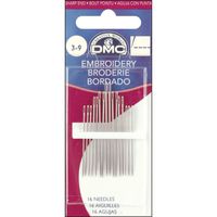 DMC 1765-3/9 Embroidery Hand Needles, 16 / package