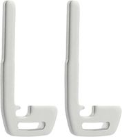 KeylessOption Keyless Entry Remote Uncut Prox Smart Emergency Car Key Blade Insert For Volvo (Pack of 2)