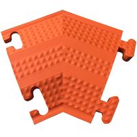 Electriduct Home 'n' Office Small Drop Over Cord Protector - 45° Right Turn - Orange