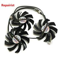 3Pcs/set Sapphire R9 390X 390 290X GPU VGA Cooler Fan For R9 390X 8G D5 OC Tri-X R9 290X 4G R9 390 8G PRO Video Card Cooling
