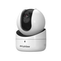 LaView HD 1080P Wi-Fi 360° Indoor Security Camera Wireless IP Camera Pan/Tilt WiFi Remote Monitor with Motion Detection 16GB SD Card Included