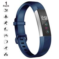 sunyfeel Replacement Bands Compatible for Fitbit Alta HR and Alta, Fashion Sports Silicone Personalized Bracelet with Metal Clasp for Alta HR/Alta