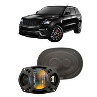 Compatible with Jeep Grand Cherokee 2005-2013 Front Door Factory Replacement Harmony HA-R69 Speakers
