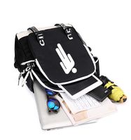 Luminous Backpack School Rucksack USB and Headphone Port For Students