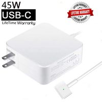 Mac Book Air Charger, 45W Magsafe 2 T-Tip Power Adapter Magnetic Connector Replacement Charger for Apple Mac Book Air 11 inch/13 inch (After Mid 2012)