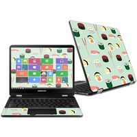 MightySkins Skin Compatible with Samsung Chromebook Pro 12.3" - Sushi | Protective, Durable, and Unique Vinyl Decal wrap Cover | Easy to Apply, Remove, and Change Styles | Made in The USA