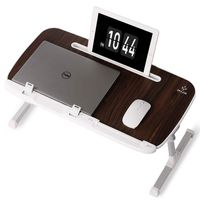 IM LIVE WT01 Lap Desk for Bed, Portable Adjustable Wood Laptop Desk/Table iPad Stand/Holder Lap Tray, Lap Desk for Kids,Adult, in Bed Couch Sofa Office