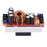 DC-DC Boost Converter, Boost Module, 1500W 30A Boost Converter Module Power Source Module DC to DC 10~60V to 12~90V Output Voltage Adjustable Step-up Circuit Board