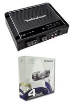 Rockford Fosgate Prime R500X1D 500 Watt RMS Mono Car Class D Amplifier+Amp Kit
