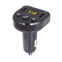 Bluetooth FM Transmitter for Car, TIANSHILI Wireless Bluetooth FM Radio Adapter Support Hands-Free Calling/USB Flash Drive MP3 Music Player and 2 USB Ports Charger