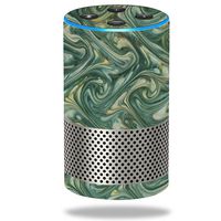 MightySkins Skin Compatible with Amazon Echo (2ND Gen) - Marble Swirl | Protective, Durable, and Unique Vinyl Decal Wrap Cover | Easy to Apply, Remove, and Change Styles | Made in The USA