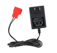New 6 Volt Battery Charger for BMX X6 Kid TRAX Disney GMC Dinsney Wal-Mart Kid TRAX Moto ATV Quad Disney Ride On Car Red Square Plug, 6V Kids Ride On Car Charger