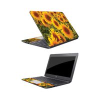 MightySkins Skin Compatible with HP Chromebook 11 (2018) 11.6" - Sun Flowers | Protective, Durable, and Unique Vinyl Decal wrap Cover | Easy to Apply, Remove, and Change Styles | Made in The USA