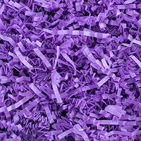Crinkle Cut Paper Shred Filler (1/2 LB) for Gift Wrapping & Basket Filling - Purple | MagicWater Supply