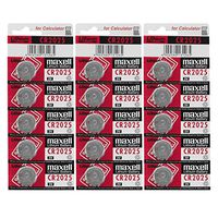 15pc Maxell 3V Lithium Coin Cell Battery CR2025 Replaces DL2025 FAST USA SHIP