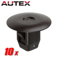 PartsSquare 10pcs Nylon Bumper Fender Liner Fastener Rivet Push Clips Retainer Grommet Screw Clamps Replacement for Honda/Acura/Accord/Odyssey Insight Replacement For Crosstour CR-Z CR-V Civic