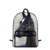 Creativebags 3D Animal Print Schoolbags Laptop Backpacks for Outdoor Hiking Camping Traveling