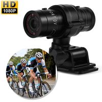 Tosuny Mini Sports Camera, Portable 1080P Full HD Bike Car Outdoor Sports DV Video Camera, 120A+ Wide-Angle Lens DVR Helmet Action Camera Camcorder for Outdoor Activities, IPX-4 Waterproof